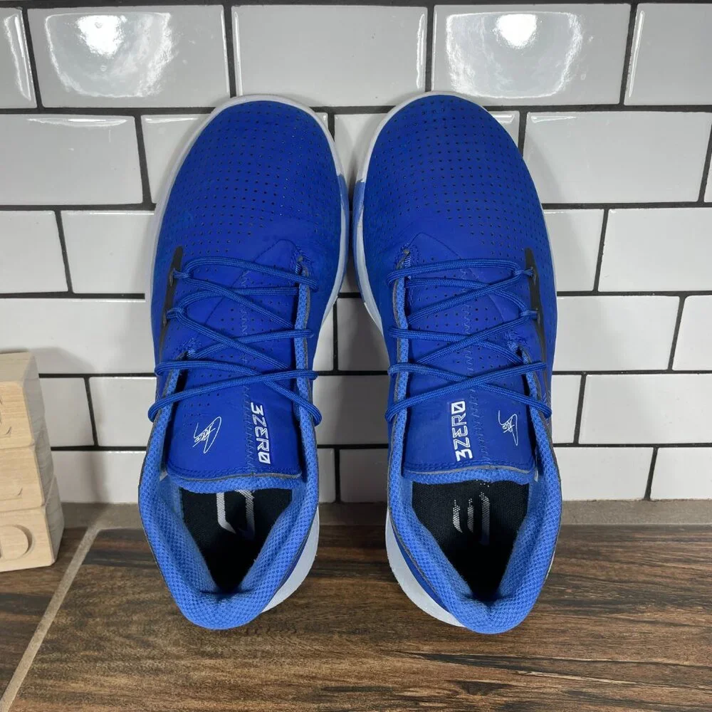 Under Armour SC 3ZER0 III Youth Boys Size 6.5Y Basketball Shoes Royal Sneakers